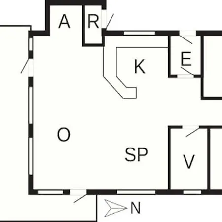 Holiday home 6 Person In L Kken *